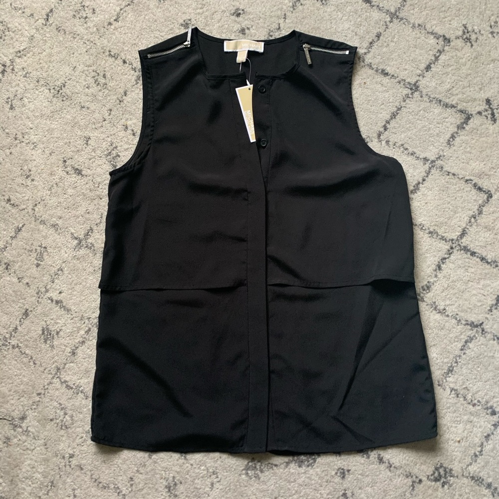 MICHAEL KORS Black Tank